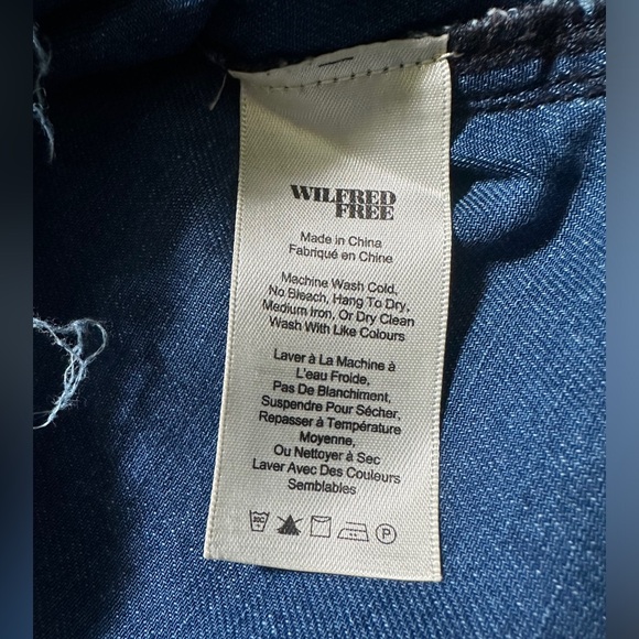 Aritzia Wilfred Free denim dress with pockets size xs - Picture 11 of 12
